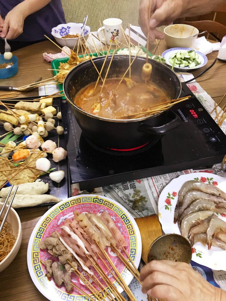 马六甲Satay Celup